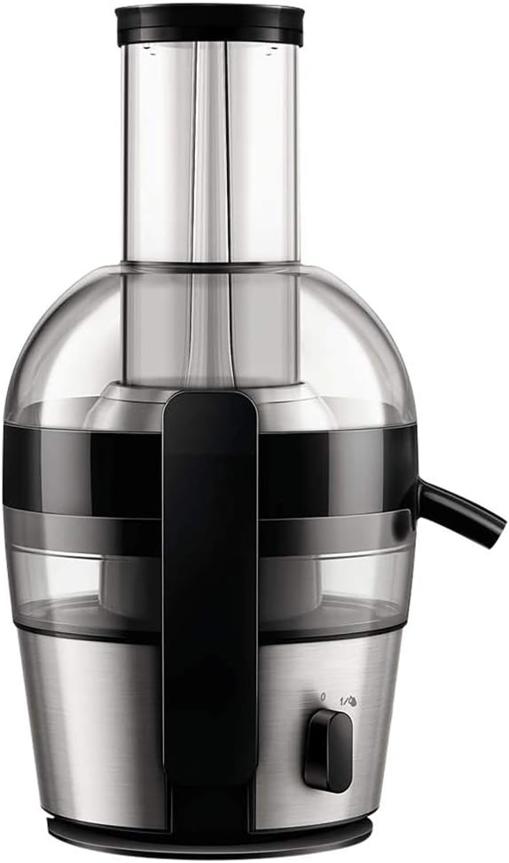 PHILIPS Citrus Press Juicer HR2788/00, Black & Transparent, Medium