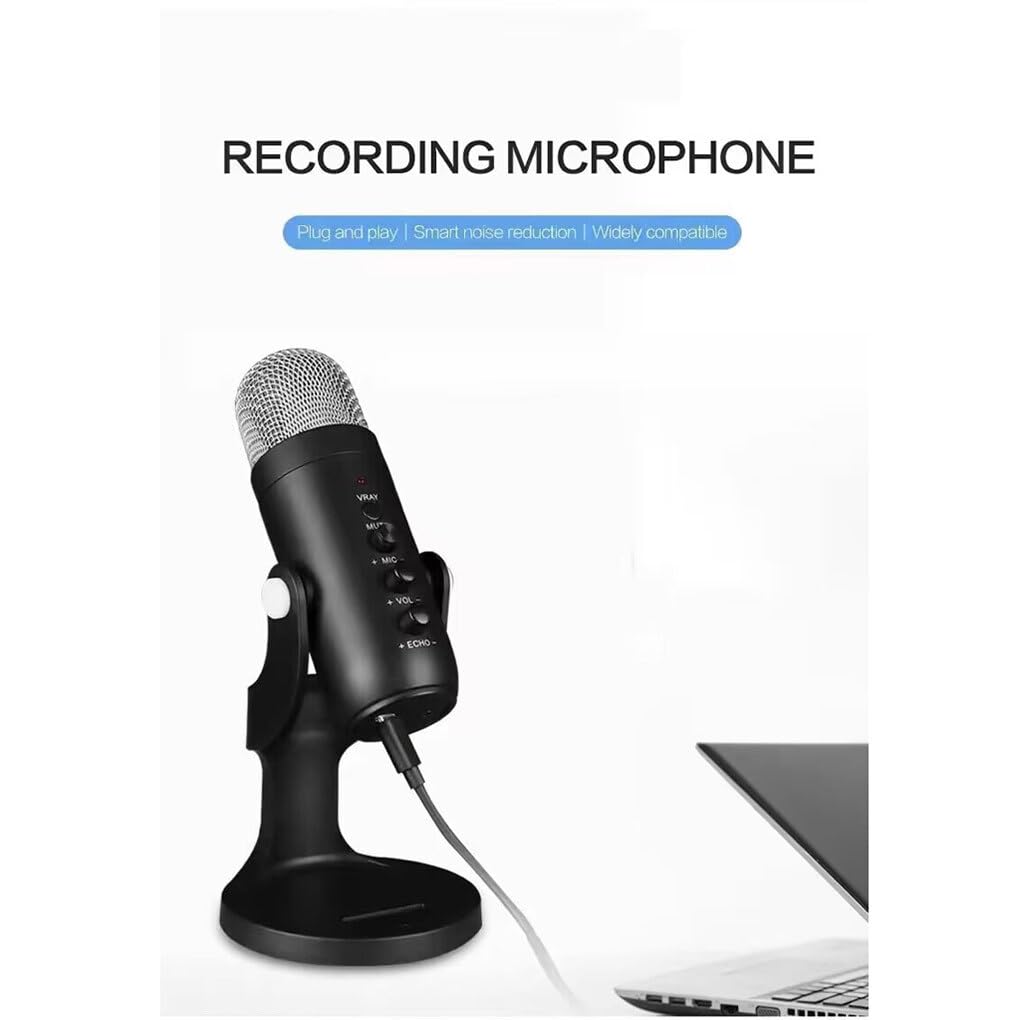 Microfoni Apparecchiature portatili professionali per laptop Microfoni per trasmissioni Gaming Streaming Registrazione Strumenti desktop