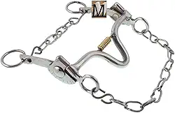 Freio Água Choca Leve Inox Com Salivador Para Cavalo