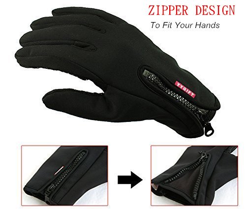 Yygift® Touch Screen Winter Gloves Windproof Outdoor Sports Work Gloves For Men And Women - Black Xl #TOP4