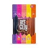 Bee Silly Honey Sticks (100 pack, Variety Pack: Lemon, Orange, Raspberry, Blackberry, Peach)