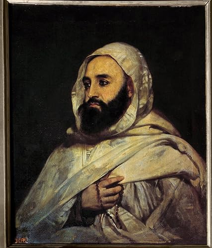Peinture algérienne par Tissier : évadez-vous avec cette toile de 60x90cm
