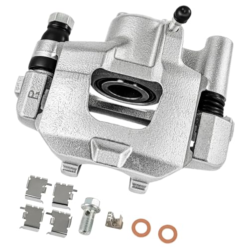 Image of cciyu Rear Right Disc Brake Caliper Assembly with Bracket For Lexus For ES300 V6 3.0L 2000-2001, For Toyota For Camry V6 3.0L 2000-2001 Replace# 19B2610 Rear Passenger Side