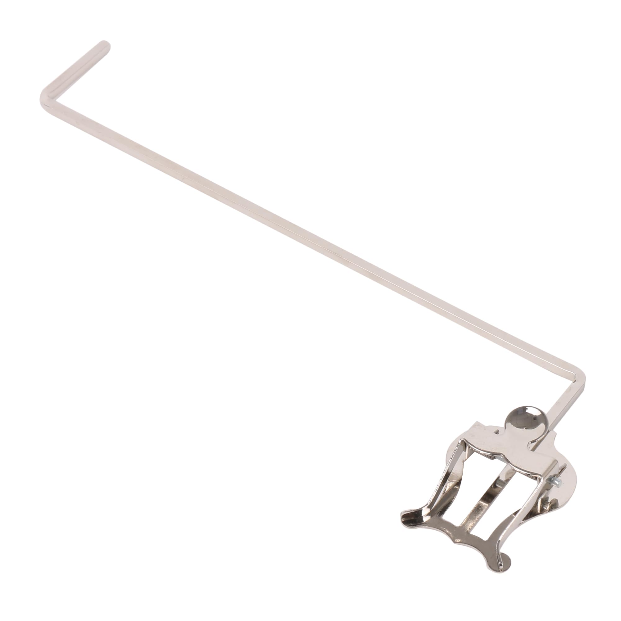 BQLZR Euphonium Lyre Clamp-On Cilp Sheet Music Clamp Clip 0.16inch Square Jack Silver