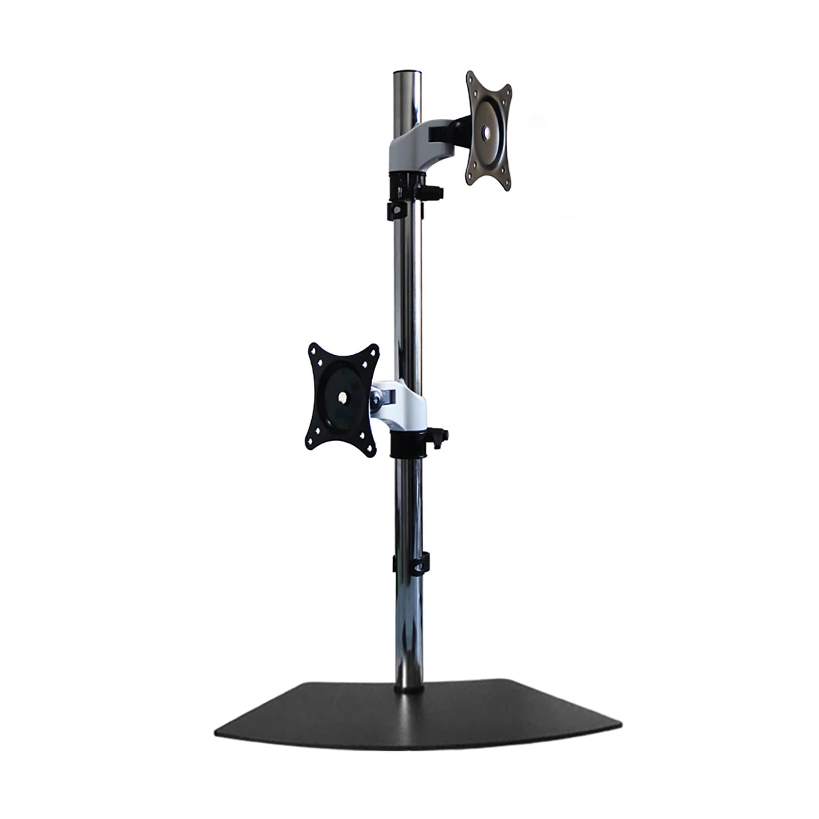 Stojak na telewizor, regulowana podstawa stołowa do telewizorów 15-27 cali, maks. VESA 100 x 100 mm, stabilna konstrukcja z intymną klamrą liniową dla bezpiecznego wyświetlania