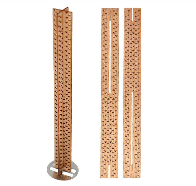 SQMSK13 * 130MM 10/20 Sets Cross Grid Large Wood Wicks For Candle Making With Metal Wick Holder Smokeless Soy Candles Wicks Crackle Wood Wick