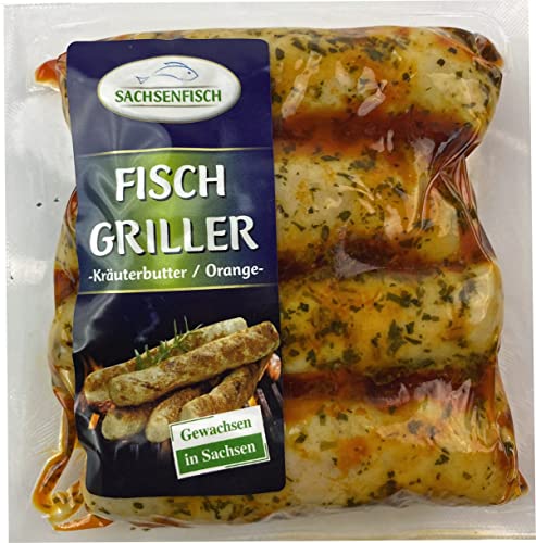 Barbecuepakket Vis, braadworst, probeerpakket, zuivere vis worst om te grillen, 3 soorten, exotische grillworst van verse vis, voor BBQ grill en pan (visfijnkost, set van 3, 540 g) - Image 6