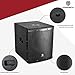 PRORECK SP-12X Active Powered PA DJ Subwoofer Cabinet 12 inch 1000W P.M.P.O with Class-D Amplifier, 3 DSP Presets-Monitor, Bass Reinforcement, Black, for Wedding, Party, Concert, Church (One Sub)