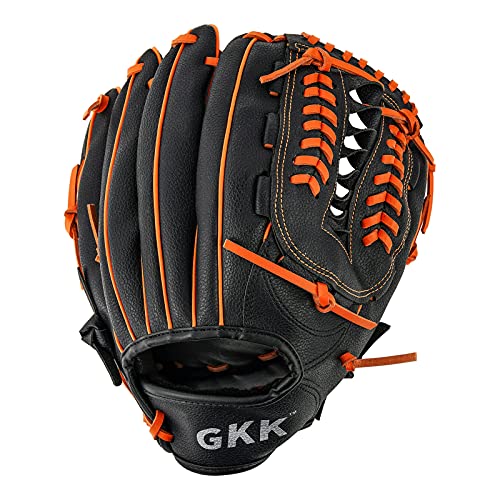 Gkk Baseball And Softball Glove Series Teeball/Baseball Mitt Left And Right Handed Baseball Infielder's Mitts Fielding Glove For Kids Youth Adult (10.5"/12.5" #TOP6