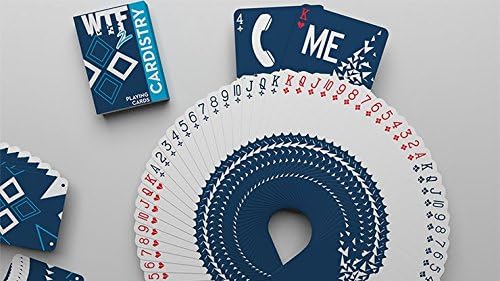 Miniatura 2 de WTF 2 Cardistry que juega la edición limitada de encargo de la cubierta USPCC del tamaño del póker de las cartas