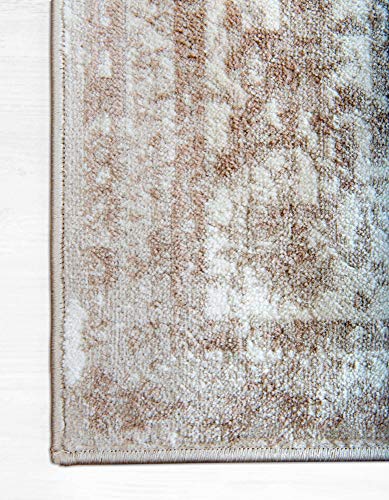 image for Unique Loom Sofia Collection Area Traditional Vintage Rug, French Insp