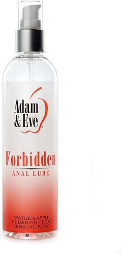 Adam  Eve Forbidden Anal Lube de 8 onzas  Lubricante sin olor a base de agua para hombres mujeres y parejas