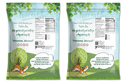 Organic Sweet & Sour Berries Bundle - Organic Dried Tart Cherries, 10 Pounds And Organic Dried Cranberries, 10 Pounds - Non-Gmo, Sweetened, Unsulfured, Kosher, Vegan, Sour #TOP1