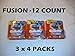 Gillette Fusion Manual Men's Razor Blade Refills 12 Count Sold by HERO24HOUR Thank You