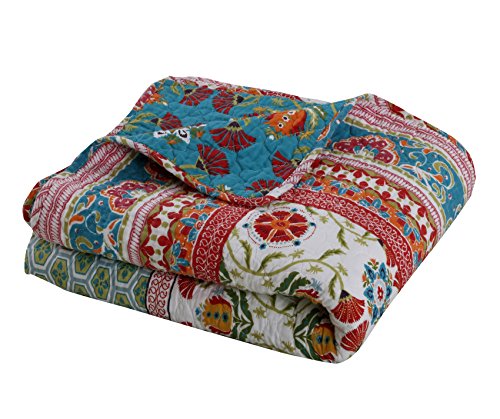Greenland Home Thalia 50" x 60" Quilted Cotton Throw  $39 at Amazon