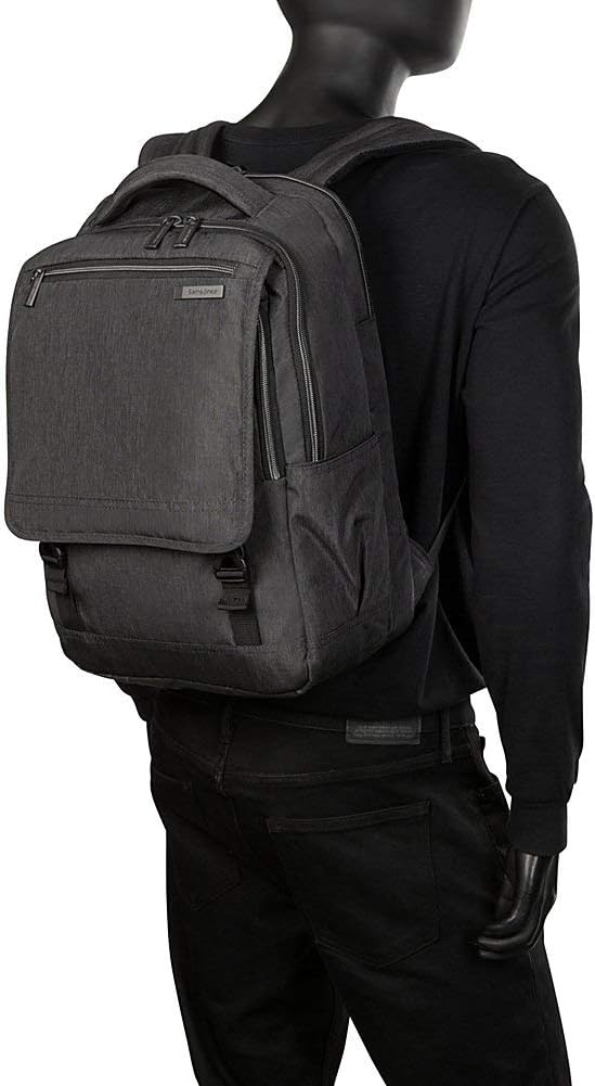 Samsonite Modern Utility Paracycle Laptop Backpack, Charcoal Heather, One Size - Image 7