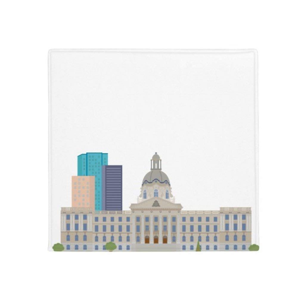 Tapis de sol carré 60x60 cm Canada monuments en polyester multicolore