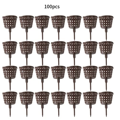 Aeiofu Bonsai Fertilizer Basket Reusable Plastic Garden Tool Cover Box Basket Pots For Flower Plant Succulents 100Pcs Bonsai Fertilizer Baskets Garden Fertilizer Basket Flower Fertilizer Basket #TOP1