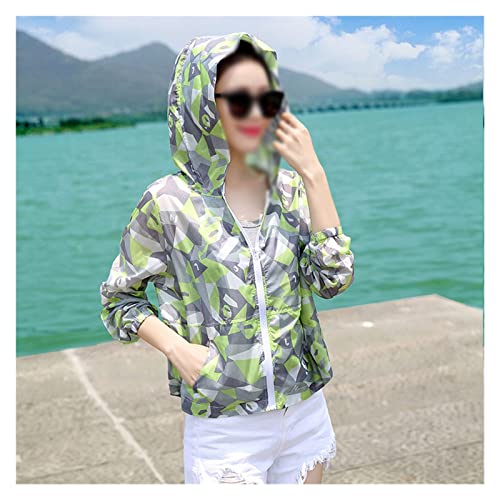 Veste de protection solaire fine et courte pour femme en couleur D taille M