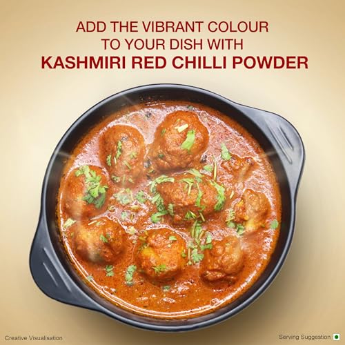 Image of Sunrise Pure Kashmiri Mirch Spice Powder Pouch, 50 gram (Pack of 2)