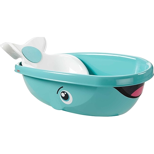 Fisher-Price Baby Banheira Baleia Hora do Banho Banheira para bebês em Estágio de desenvol...