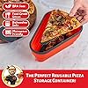 The Perfect Pizza Pack™ - Reusable Pizza Storage Container with 5 Microwavable Serving Trays - BPA-F... #1