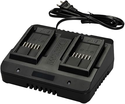 Worx WA3770 20V Li-ion Dual Port 2 Hour Charger