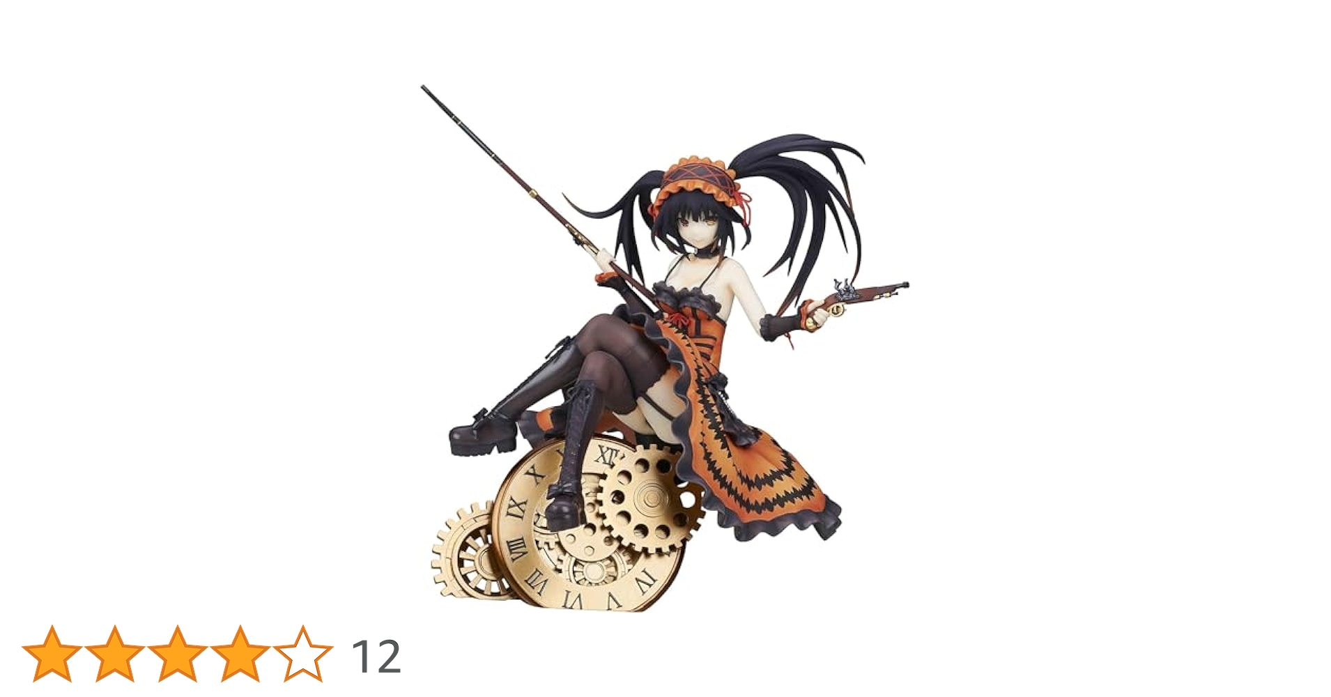 回天堂　デート・ア・ライブ 時崎狂三 1/7 完成品フィギュア Amazon | 回天堂 デート・ア・ライブ 時崎狂三 1/7スケール PVC