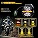 Future Eyes 120W LED Motorcycle Lights, High & Low Beam, Amber Fog Light, Waterproof Off-Road Auxiliary Headlight for Night Riding, ATV, UTV, and Motorcycle Fog & Driving Lights