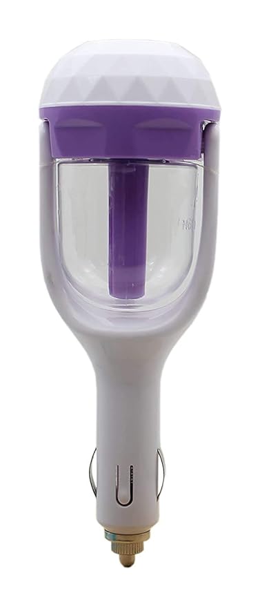 SHOPECOM Car Humidifier with USB Charger Air Purifier - multi color