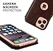 Compatible with iphone 11 Pro Wallet Case -Slim iPhone 11 Pro Flip Case with Credit Card Holder, iPhone 11 Pro Wallet Case for Women & Men, Faux Leather i Phone 11 Pro Purse Cases, Chocolate Brown