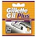 Gillette GII Plus - Recambio de Maquinilla de Afeitar para Hombre 5 Recambios