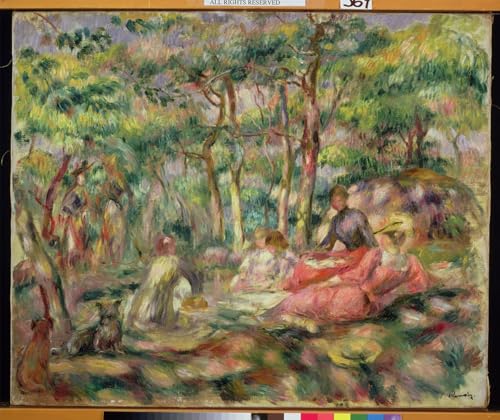 Lienzo de Renoir Picnic de 60x90cm para decorar un salon elegante y luminoso