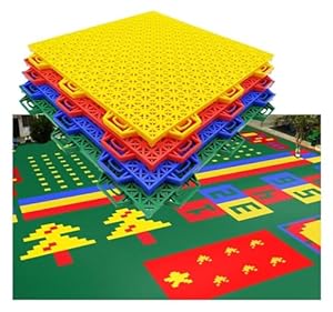 Mmdxdlx MMDXDLX Bunte Spielplatz Bodenfliesen, 16PCS