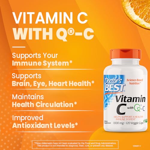 Doctor'S Best DRB-00257 Vitamin C With Q-C - Vitamin C 1000Mg Non-Gmo, Vegan, Gluten Free, Soy Free thumb #1