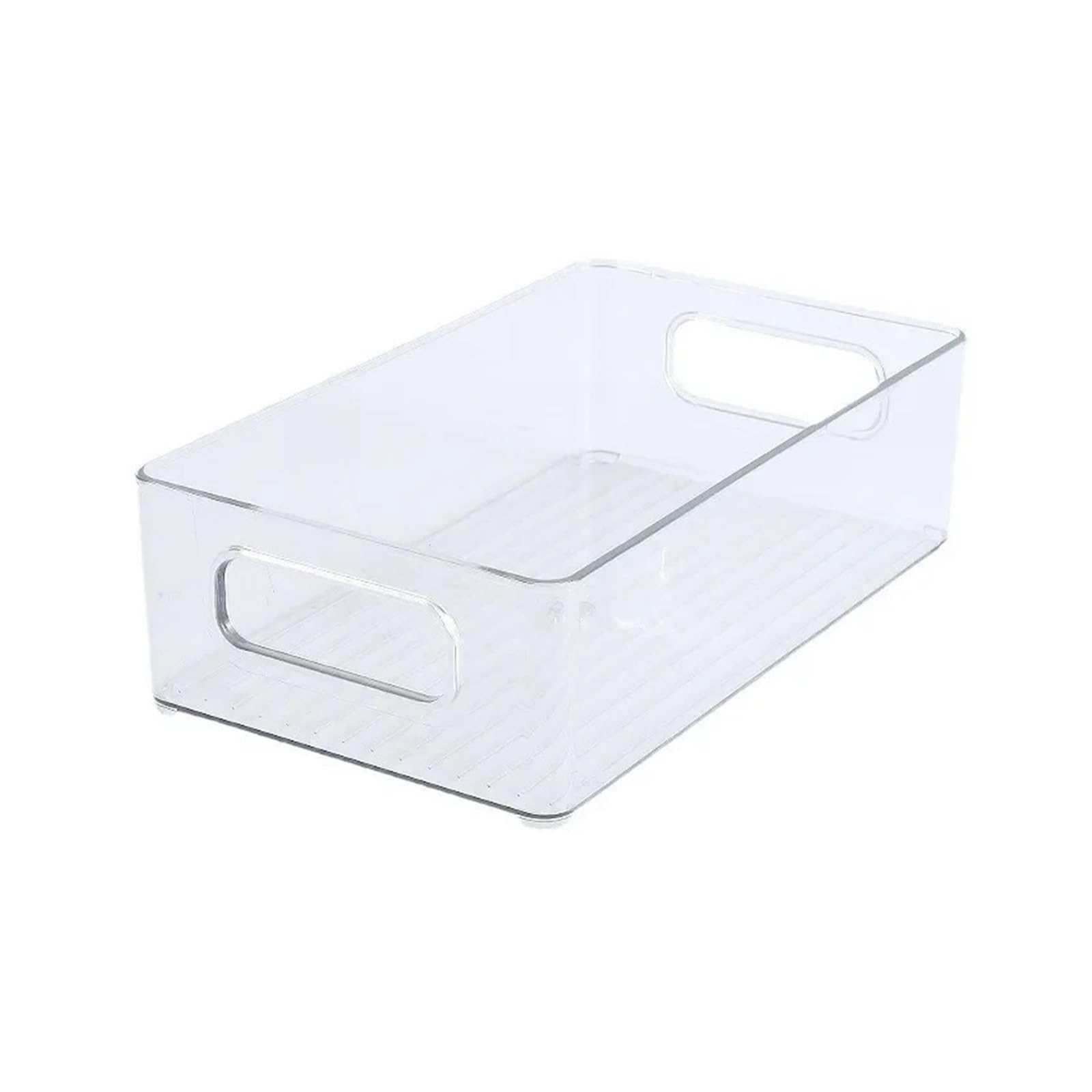 MJINA Acrylic Desktop Organizer Box Transparent Cosmetic Snack Skincare Miscellaneous Basket Tabletop Makeup Rack Storage Shelf