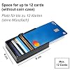 ZNAP Slim Wallet mit Münzfach - Kreditkartenetui mit Geldklammer - RFID Schutz - Schwarz Korkleder - Kartenetui, Kreditkarten Etuis, Geldbeutel - bis 12 Karten - Geld Clip von SLIMPURO #3
