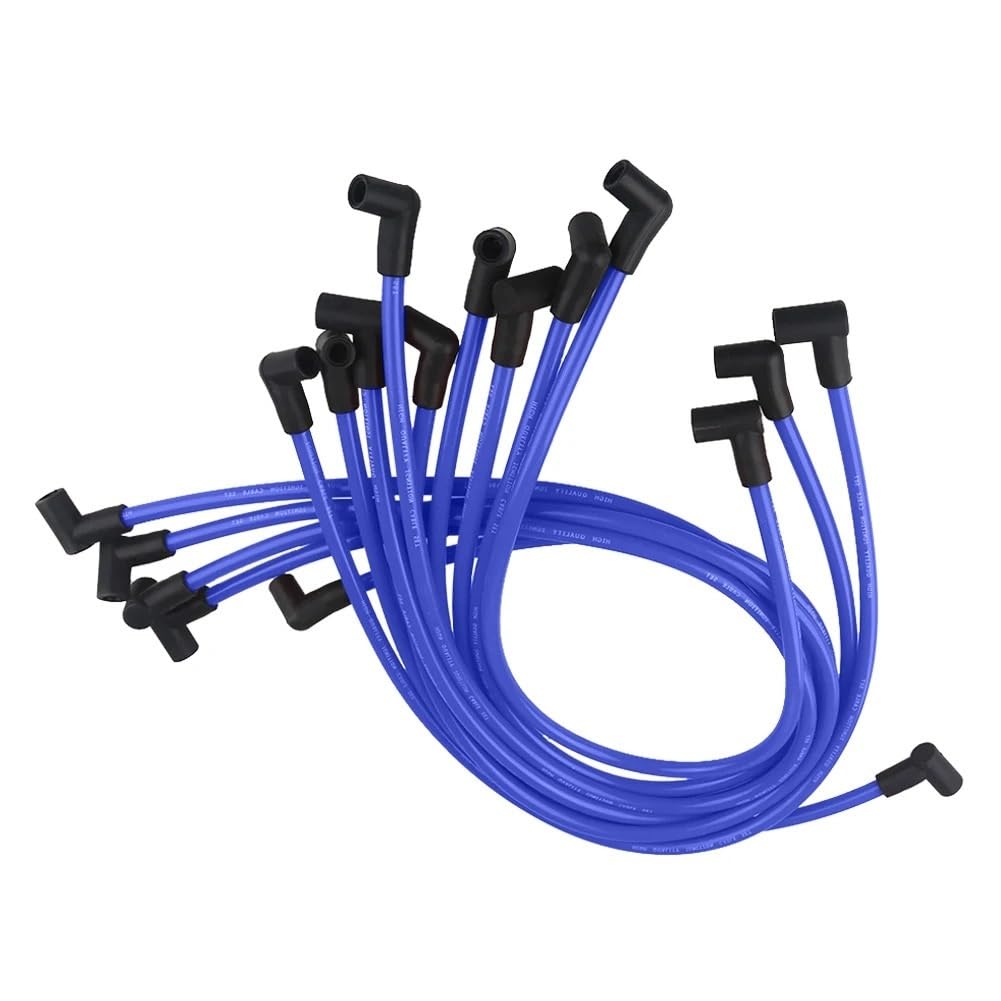 cables bujías coche Para Chevy Para 350 400 327 307 383 SBC 454 | BBC V8 Cables De Bujía De 10,5 Mm
