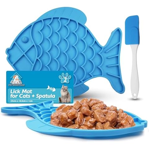 SOL Non-Slip Cat Lick Mat with Spatula Cover