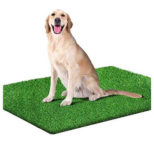 Vismohy 51.2 X 31.5in Fake Grass for Dogs, Artificial Grass Pad for Dogs Reusable Puppy Pads Pet Training Pads Dog Potty Grass with Drainage Hole and Easy to Clean
