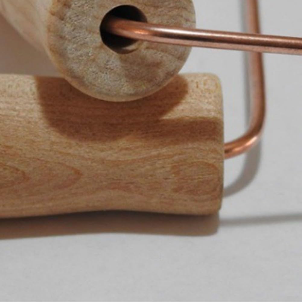 99.99% Copper Dowsing Rods, 2PCS Divining Rods With Wooden Handle For Divining Water, Treasure, Buried Items, Utility Lines, Rare Earth Materials