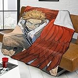 zblin Hawk Mha Boutique Blankets Soft Comfortable Plush Microfiber Flannel Blanket 72x80inch