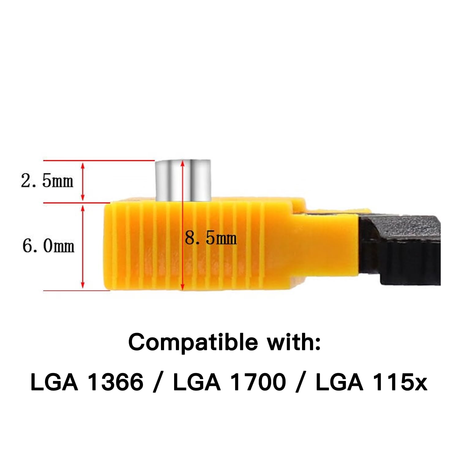 Kit Universale di Piastre Posteriori per dissipatori CPU per Socket Intel LGA 1151 1700 1851 1366, Staffa di Montaggio in plastica per Scheda Madre, Piastra di Base di RI
