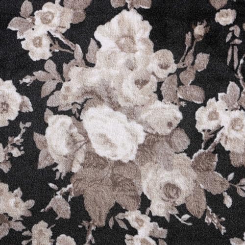 Image of Betsey Johnson - Blanket, Buttery-Soft Throw Blanket for Couch or Bed, Boldly Plush & Oversized Bedding (Vintage Floral Black, 50 inch x 70 inch)