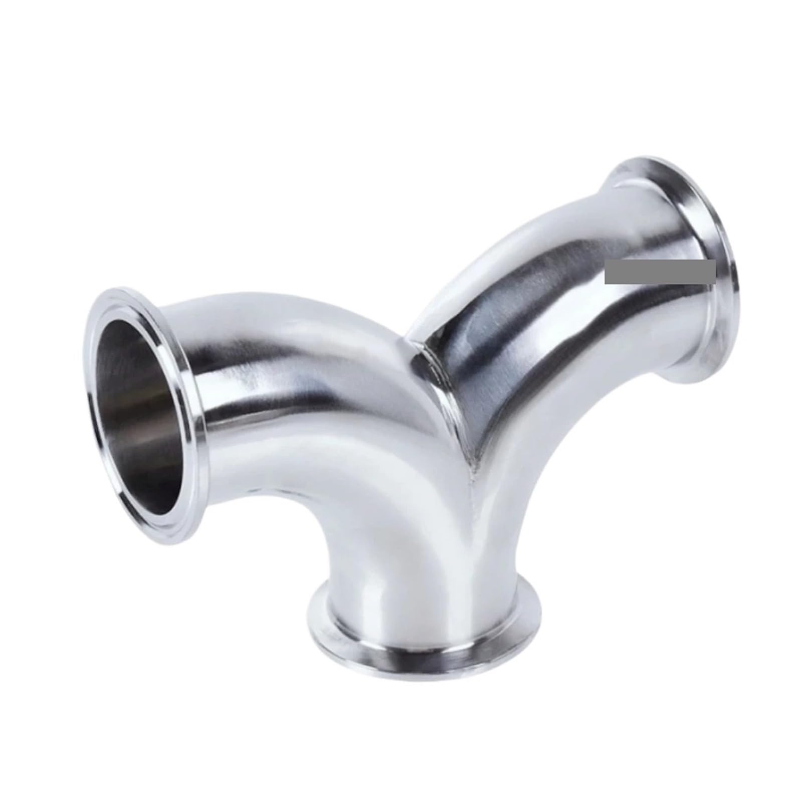 BHBHCPZGR 1.5" Tri Clamp Double Elbow Tee Y Type 3 Way Cross SS304 Stainless Steel Pipe Fitting Tube OD 25mm