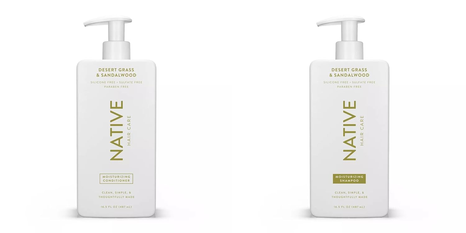 Native Shampoo and Conditioner Set Sulfate Free, Paraben
