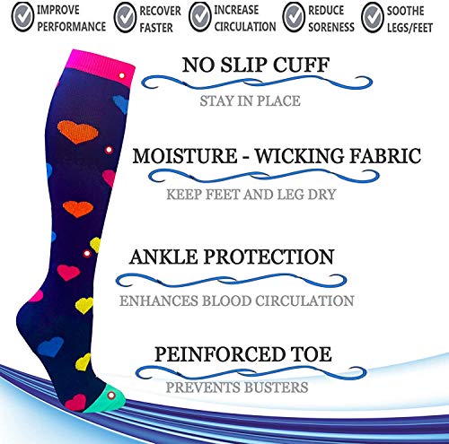 Diu Life Compressiekousen voor mannen en vrouwen, ideaal voor hardlopen, sport, geneeskunde, zwangerschap en reizen, 20-25 mmHg. - Image 6