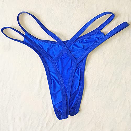 Men's T-Back Thongs Bikini Briefs Double Straps Low Rise Jockstrap Bulge Pouch Underwear G-String Clubwear2