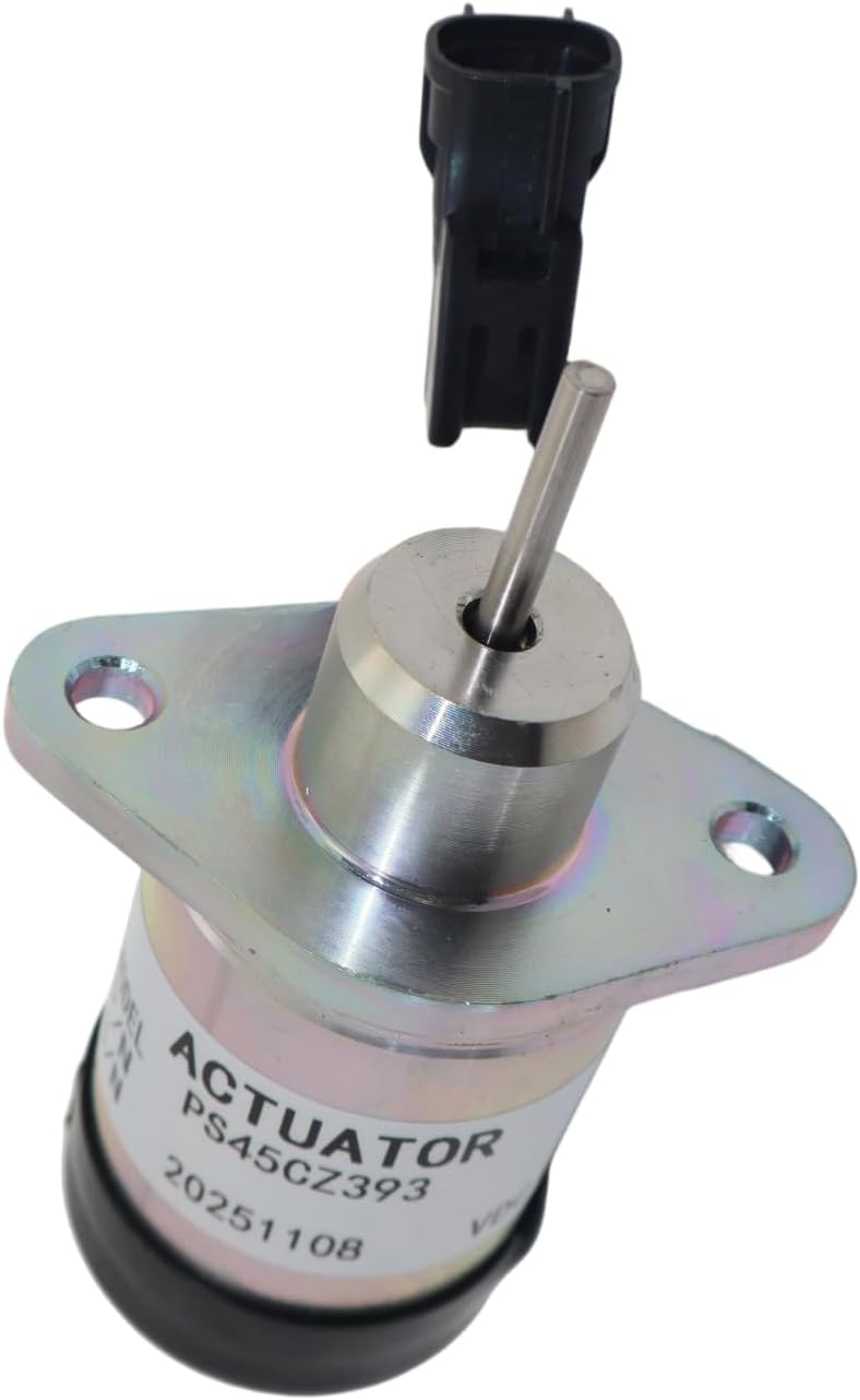 PS45CZ393 12V Fuel Shut Off Solenoid Suitable for Kubota V2607 V3307 Engine