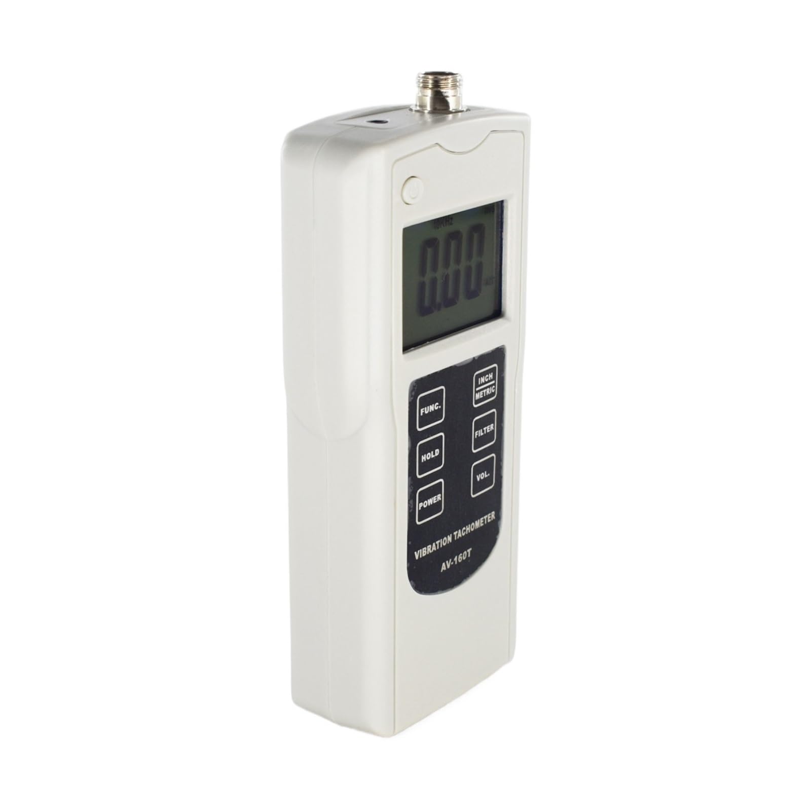 Gqnblvhzupdm One Color Vibration Tester Portable Digital Vibration Tachometer Meter Av-160T Can Measure Rotation Rate Rpm(R/Min) & Frequency Hz